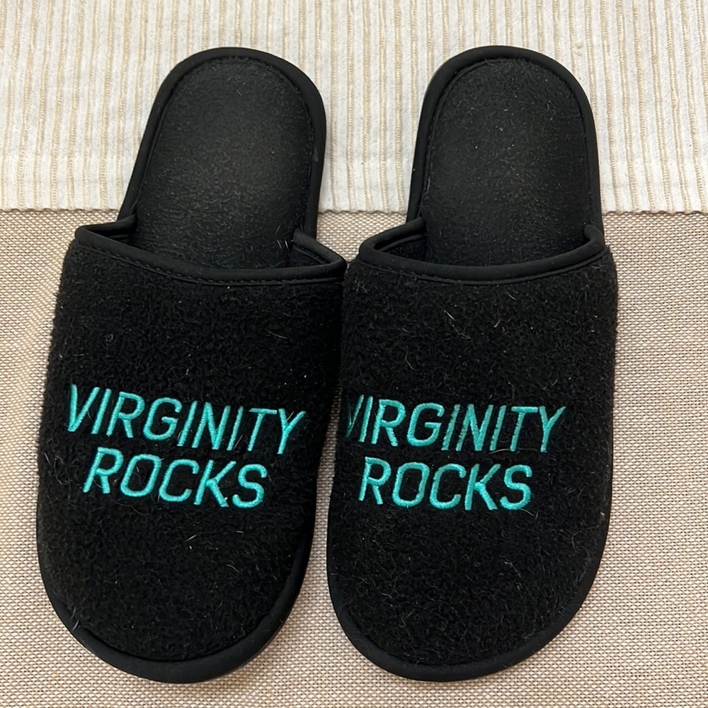 Virginity Rocks slippers 8.5 men’s